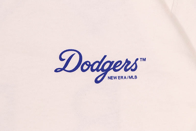 NEW ERA LOS ANGELES DODGERS COOPERSTOWN WASHED COTTON TEE (OFF WHITE) 14856632