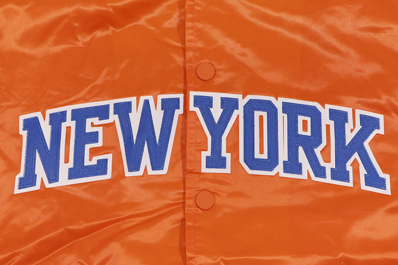 PRO STANDARD NEW YORK KNICKS WORDMARK SATIN JACKET (BNK652923