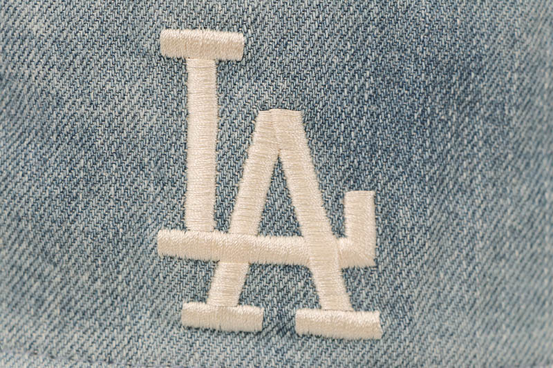 NEW ERA LOS ANGELES DODGERS DAMEGED DENIM BUCKET 01 (NAVY) 14744778