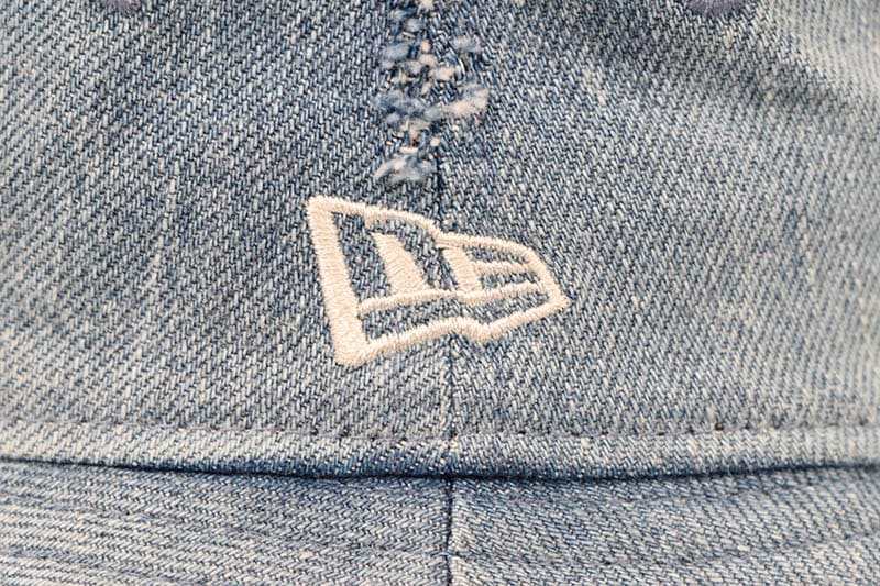 NEW ERA LOS ANGELES DODGERS DAMEGED DENIM BUCKET 01 (NAVY) 14744778
