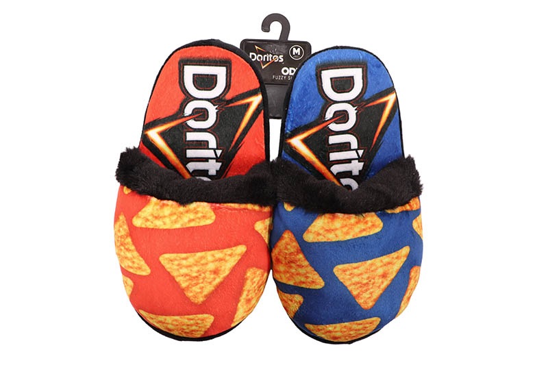 ODD SOX DORITOS FUZZY SLIP-ON SLIPPERS (33597FSL:MULTI)