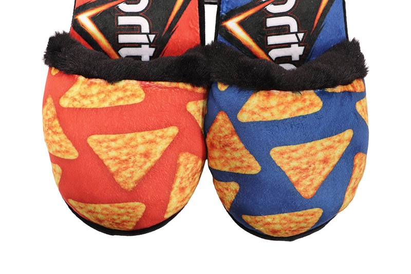 ODD SOX DORITOS FUZZY SLIP-ON SLIPPERS (33597FSL:MULTI)