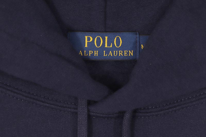 POLO RALPH LAUREN TRIPLE PONY GRAPHIC HOODIE (NAVY)