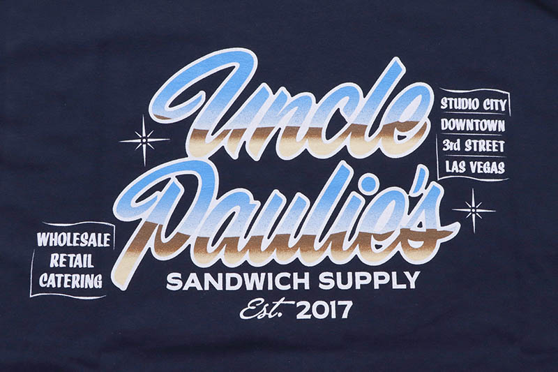 UNCLE PAULIE'S SUPLY TEE (NAVY)