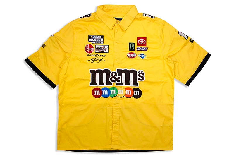 JH Design KYLE BUSCH M&M's 2020 PIT SHIRT (KYB603MM20:YELLOW)