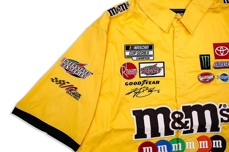 JH Design KYLE BUSCH M&M's 2020 PIT SHIRT (KYB603MM20:YELLOW)