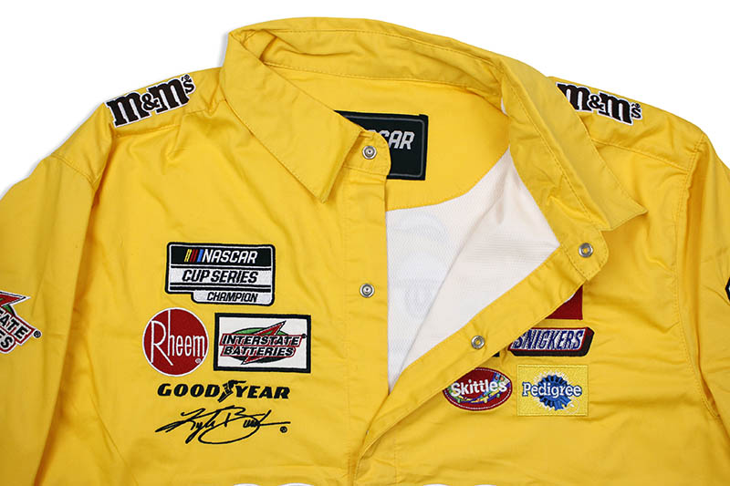 JH Design KYLE BUSCH M&M's 2020 PIT SHIRT (KYB603MM20:YELLOW)