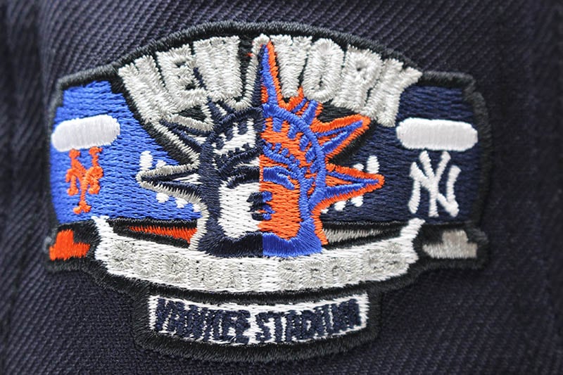 NEW ERA NEW YORK YANKEES 59FIFTY FITTED CAP (SUBWAY SERIES YANKEE STADIUM SIDE PATCH/NAVY)