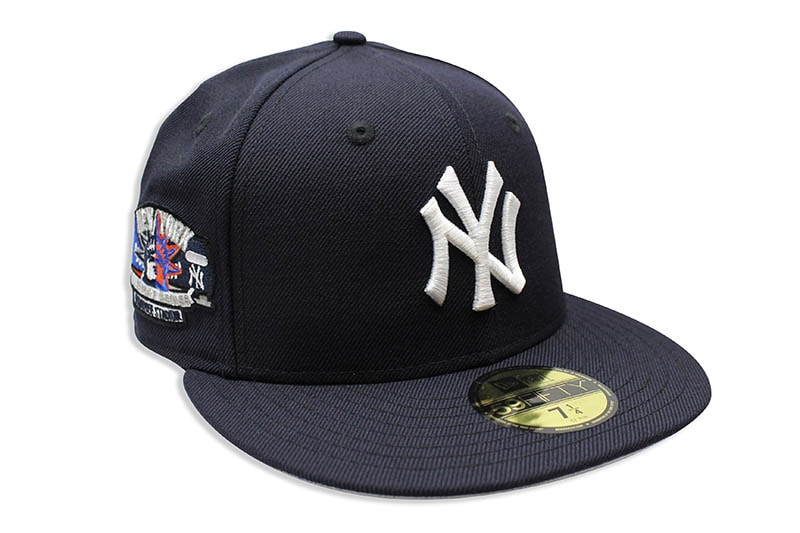NEW ERA NEW YORK YANKEES 59FIFTY FITTED CAP (SUBWAY SERIES YANKEE STADIUM SIDE PATCH/NAVY)