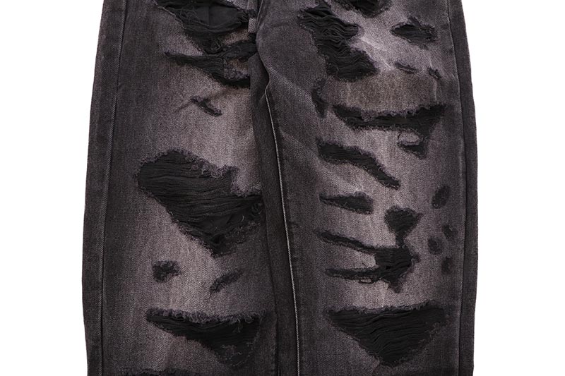 mnml ULTRA BAGGY DISTRESSED DENIM (D393-VBK:VINTAGE BLACK)