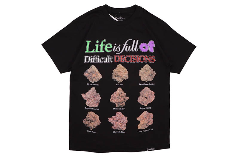 COOKIES FULL OF CHOICES TEE (BLACK) CM253TSP27