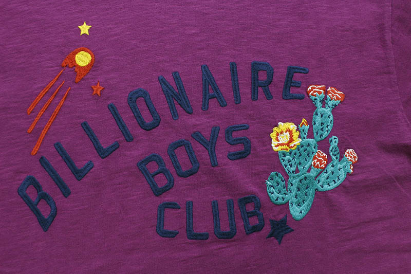 BILLIONAIRE BOYS CLUB BB ROV SS KNIT (811-1315:HOLLYHOCK)