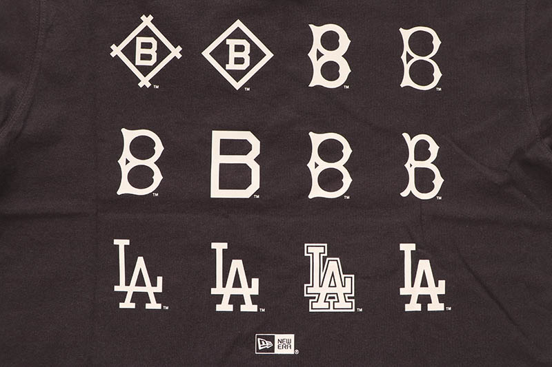 NEW ERA LOS ANGELES DODGERS COOPERSTOWN WASHED COTTON TEE (SUMI KURO) 14856631