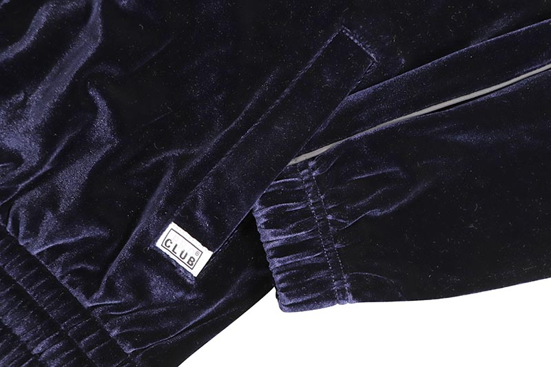 Pro Club Velour Track Jacket navy