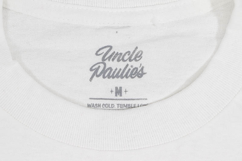 UNCLE PAULIE'S SUPLY TEE (WHITE)