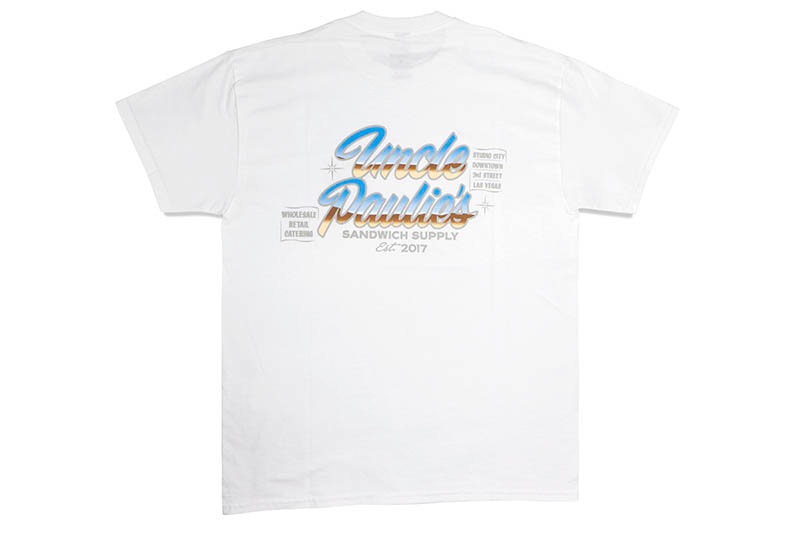UNCLE PAULIE'S SUPLY TEE (WHITE)