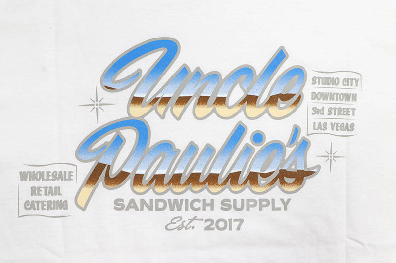 UNCLE PAULIE'S SUPLY TEE (WHITE)