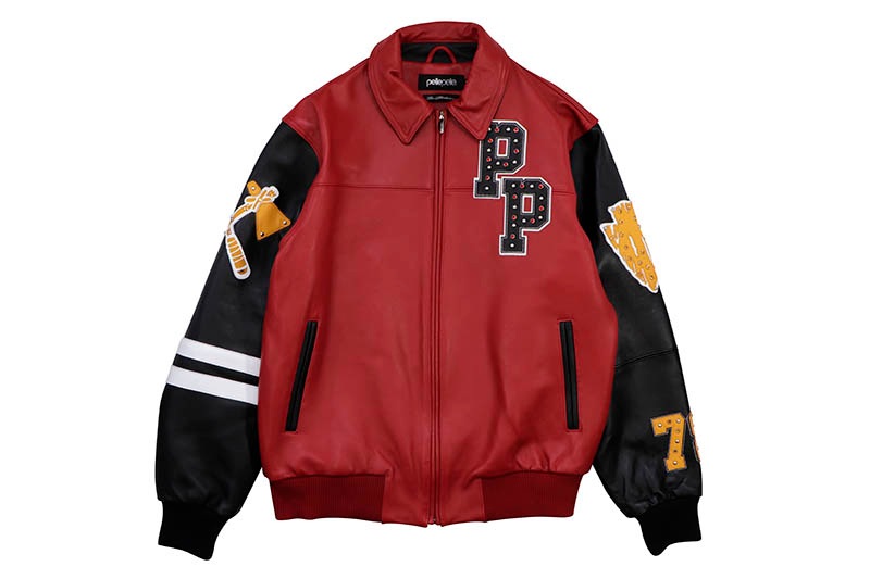 Pelle Pelle RENEGADES JACKET (324-37497-CBM:CABERNET/BLACK /WHITE/MAIZE)