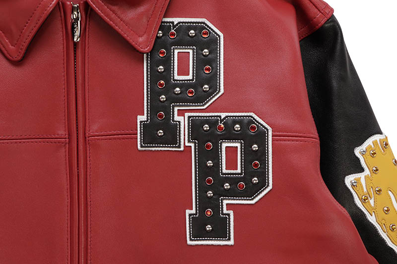 Pelle Pelle RENEGADES JACKET (324-37497-CBM:CABERNET/BLACK /WHITE/MAIZE)