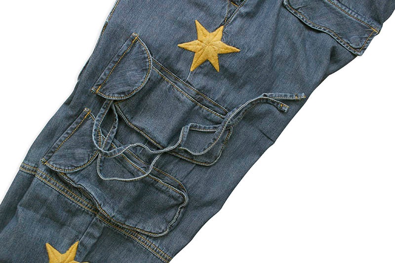 BILLIONAIRE BOYS CLUB BB HALF MOON JEAN (811-1102:SOLAR FLARE)