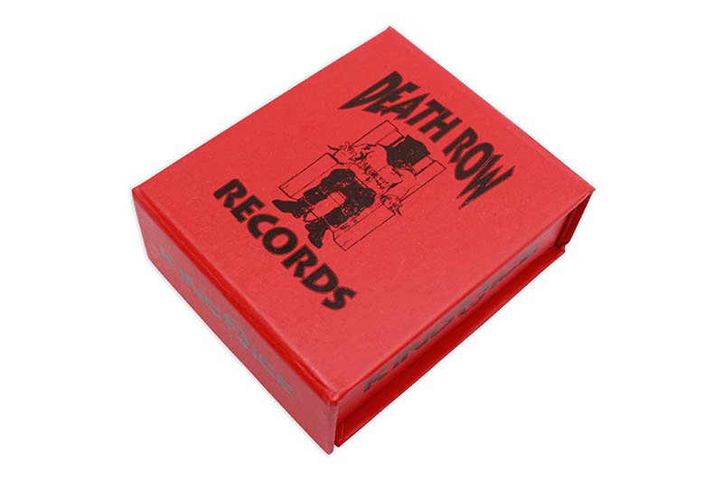 DEATH ROW RECORDS X KING ICE - DEATH ROW NECKLACE (WHITE GOLD)