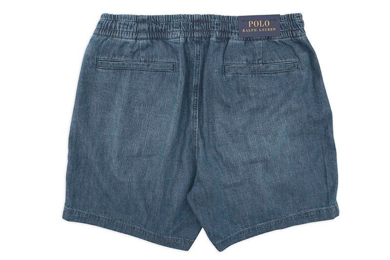 POLO RALPH LAUREN 5 POCKET DENIM CLASSIC SHORTS (710798269001:CLASSIC BLUE)