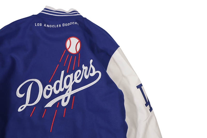 JH Design LOS ANGELES DODGERS REVERSIBLE JACKET (DOD253LCC5:ROYAL/WHITE)