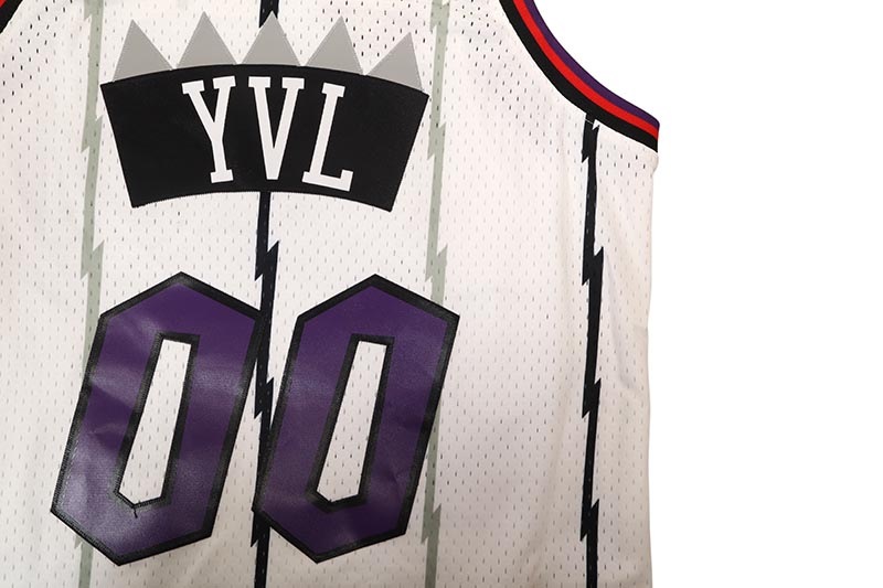 MITCHELL & NESS x PLAYBOI CARTI TORONTO RAPTORS SWINGMAN JERSEY 1998 (JY18082-TRAWHIT:WHITE)