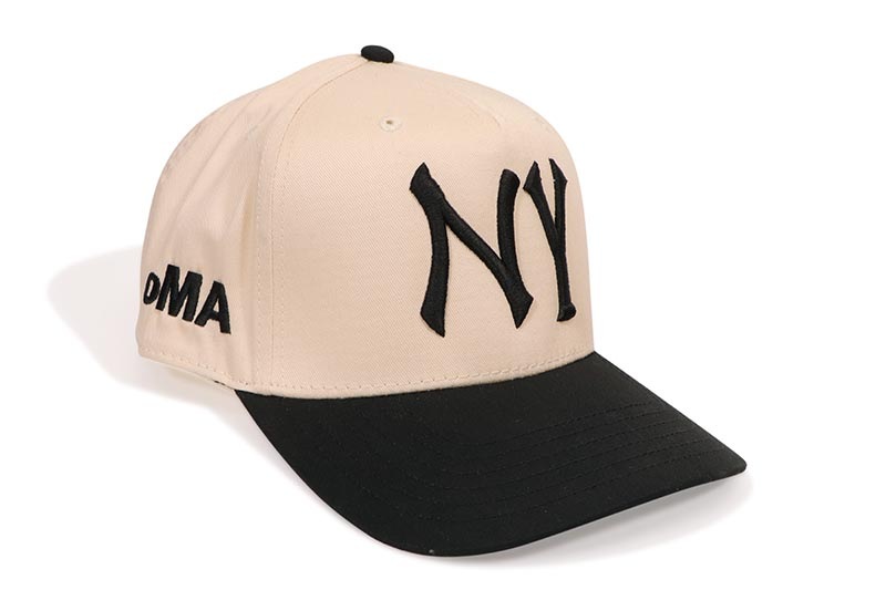 oMA STUDIOS NY CURVED BRIM HAT (CREAM)