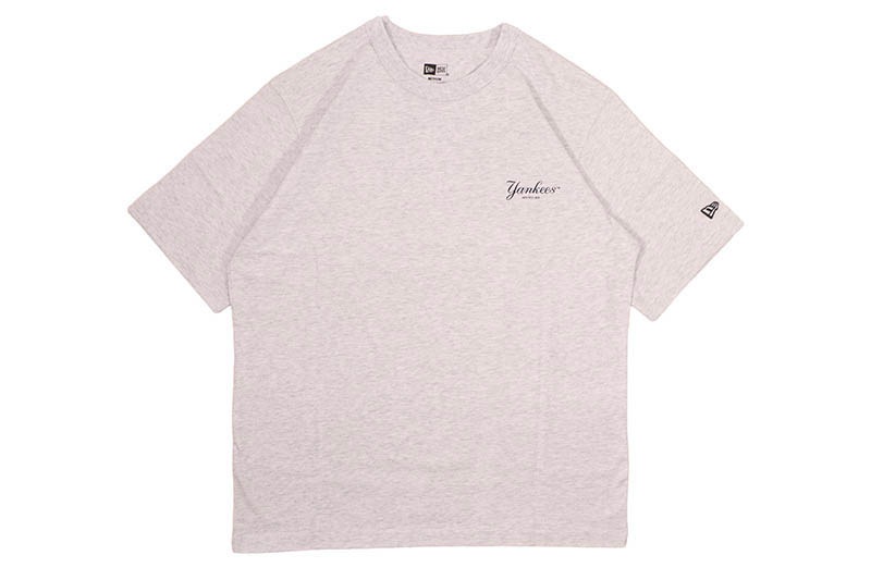 NEW ERA NEW YORK YANKEES COOPERSTOWN WASHED COTTON TEE (ASH GREY) 14856630