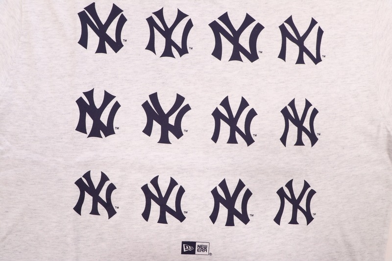 NEW ERA NEW YORK YANKEES COOPERSTOWN WASHED COTTON TEE (ASH GREY) 14856630