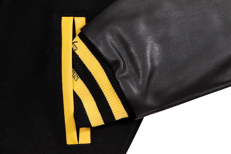 HARTWELL アメリカンフットボール ジャケット M ブラック/イエロー HEADGEAR CLASSICS PITTSBURGH CRAWFORDS NEGRO LEAGUE VARSITY JACKET