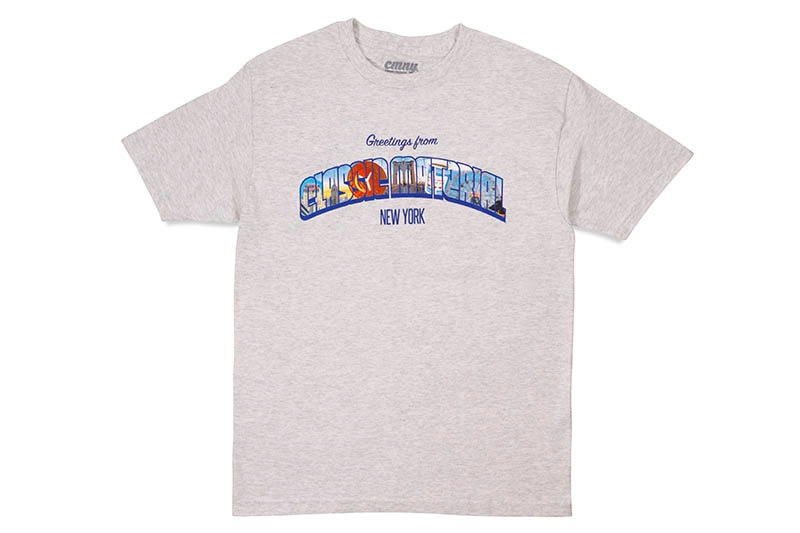 CLASSIC MATERIAL NY GREETINGS FROM CMNY S/S T-SHIRT (ASH)