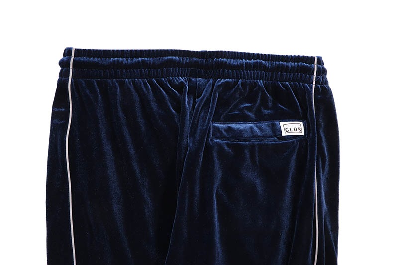 PRO CLUB COMFORT VELOUR TRACK PANT (NAVY) 16PC0403