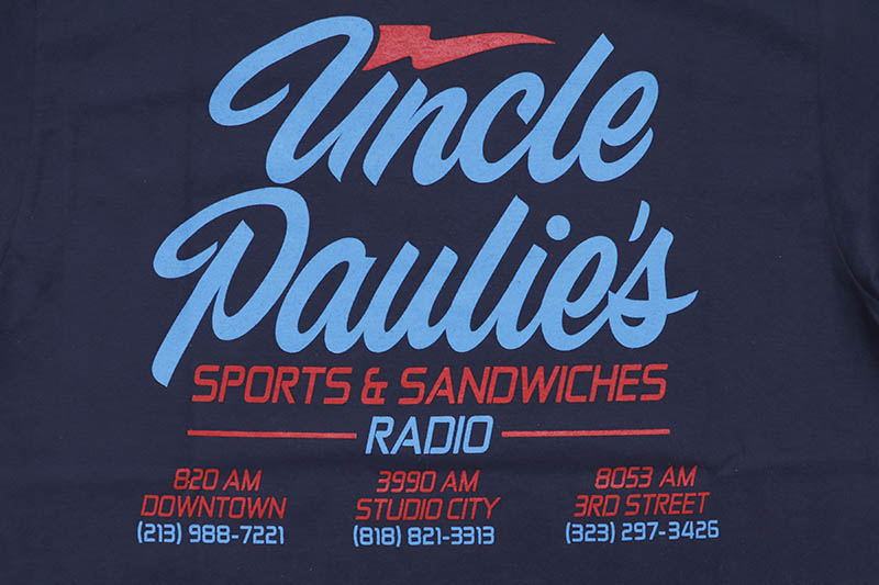 UNCLE PAULIE'S SPORTS TEE (NAVY)