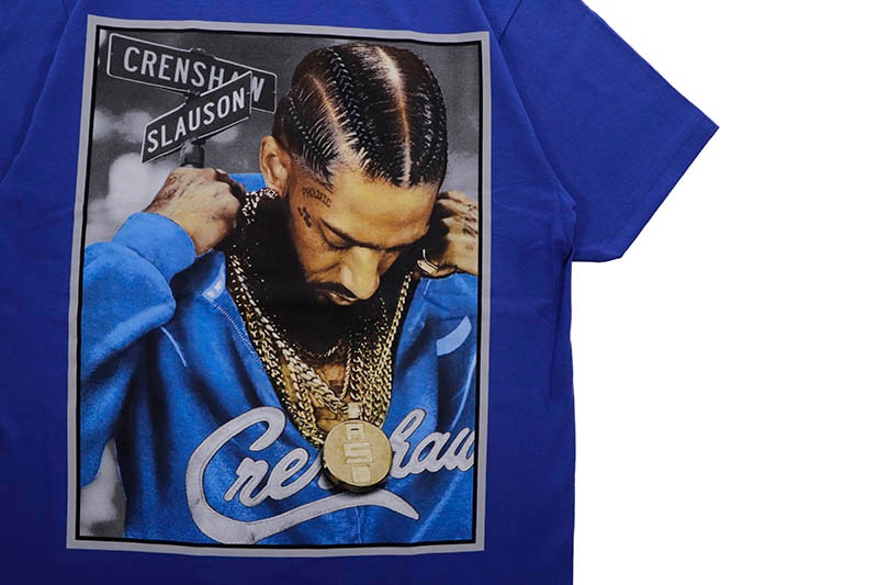 STREET WEAR SUPPLY NIPSEY HUSSLE CRENSHAW T-SHIRT (ROYAL) | Brand