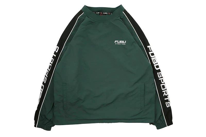 FUBU NYLON PULL-OVER (FAM-42102:GREEN)