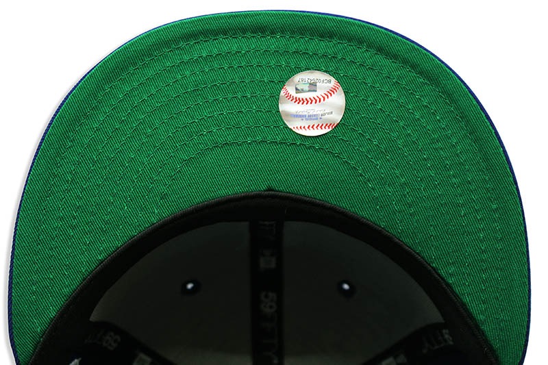 NEW ERA BROOKLYN DODGERS 59FIFTY FITTED CAP (1955 WORLD CHAMPIONSHIP PATCH/DARK ROYAL)