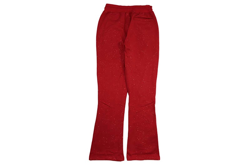 RINGSPUN RHINESTONE SWEATPANTS (342-425:RED)