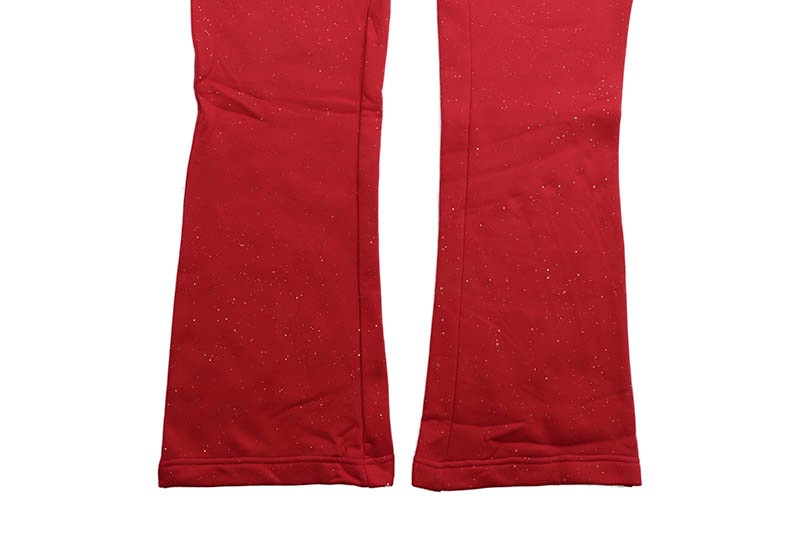 RINGSPUN RHINESTONE SWEATPANTS (342-425:RED)