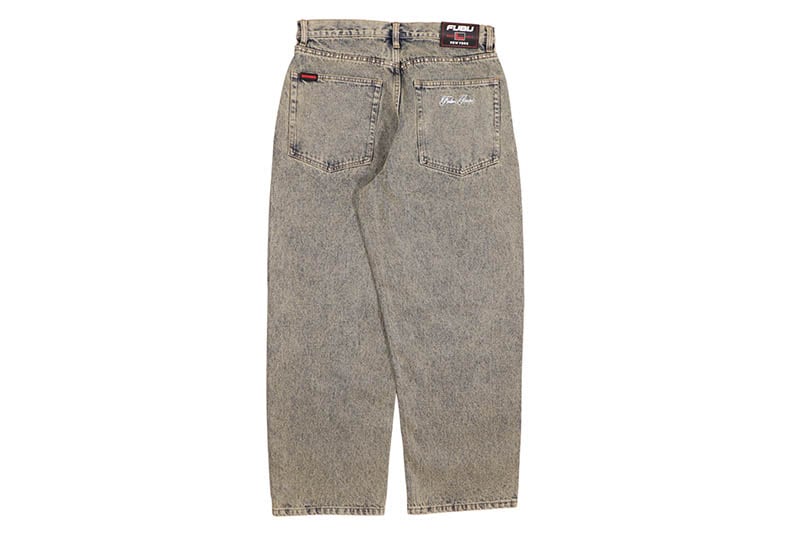 FUBU STUDS DENIM PANTS (FAM-52507:BROWN)