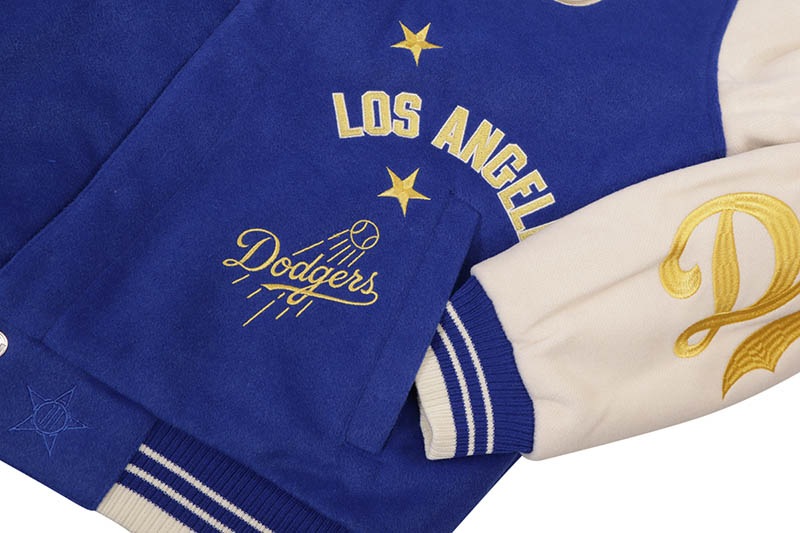 JH Design LOS ANGELES DODGERS REVERSIBLE JACKET (DOD123GLD5:ROYAL