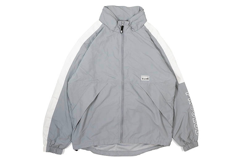 PRO CLUB FULL COURT WINDBREAKER JACKET (SLATE) 03PC0303 15PC0307