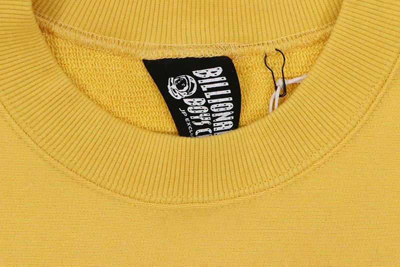 BILLIONAIRE BOYS CLUB ARCH LOGO COTTON SWEATSHIRT (BBCJP235K001:YELLOW)