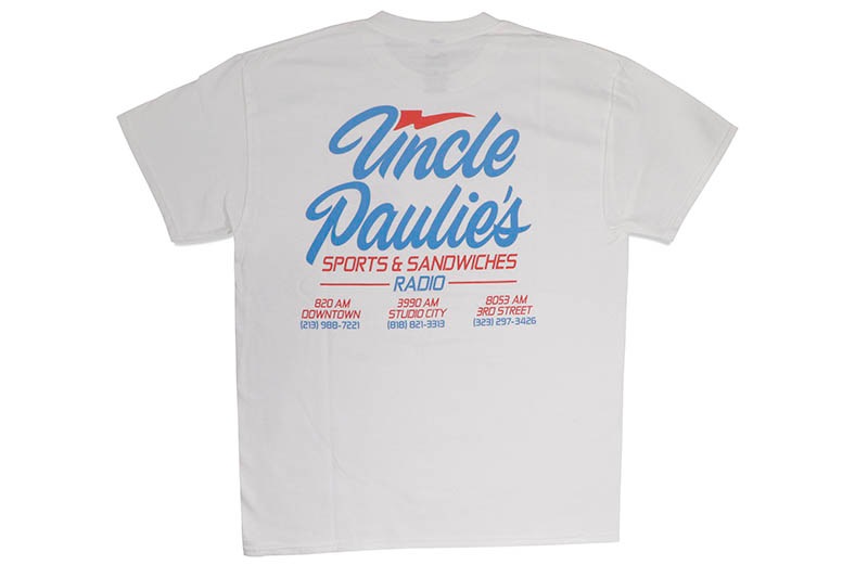 UNCLE PAULIE'S SPORTS TEE (WHITE)