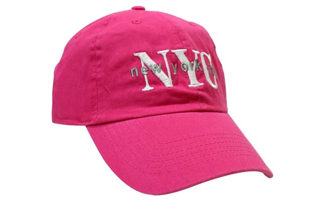 NEWHATTAN COTTON STONE WASHED NYC CAP(HOT PINK) | Brand,G-L,KB