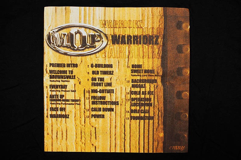 CLASSIC MATERIAL NY x M.O.P. 20 YEARS ANNIVERSARY WARRIORZ T-SHIRT (BLACK)