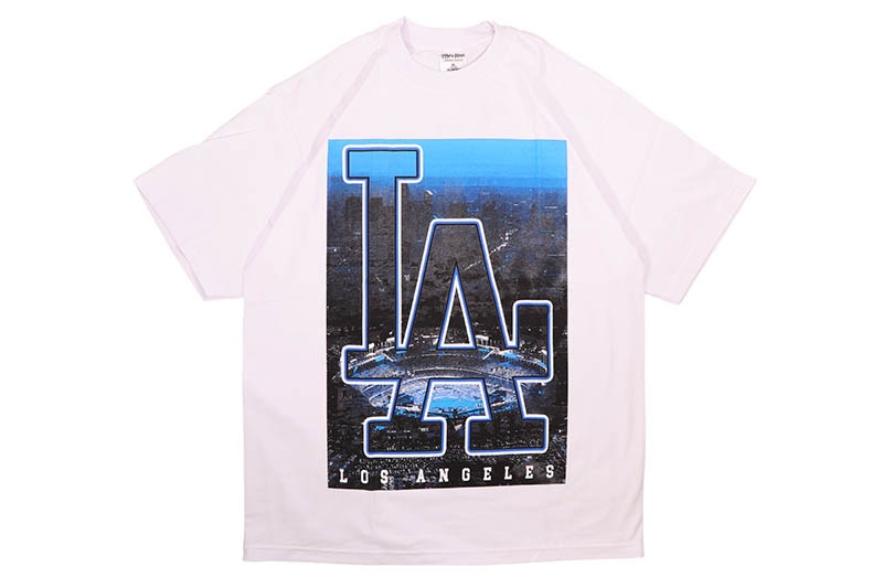 STREET WEAR SUPPLY LOS ANGELS DODGER STADIUM T-SHIRT (WHITE)