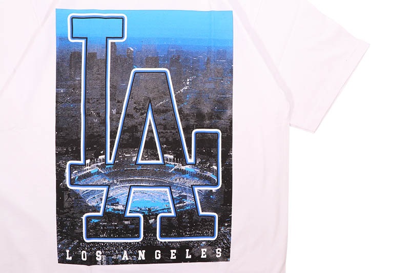 STREET WEAR SUPPLY LOS ANGELS DODGER STADIUM T-SHIRT (WHITE)