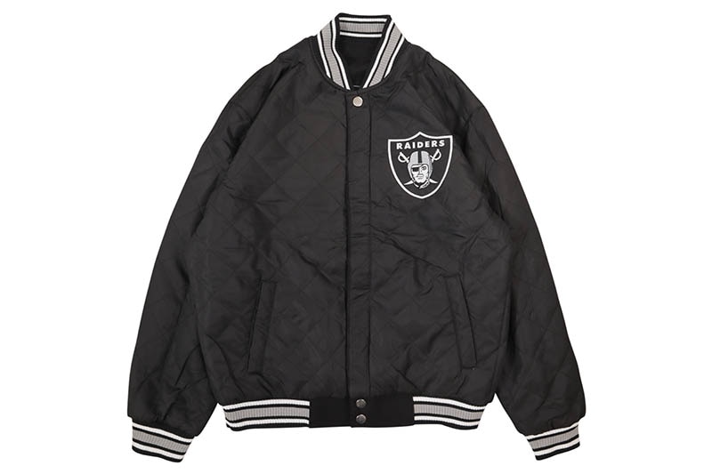 JH DESIGN LAS VEGAS RAIDERS COMMEMORATIVE JACKET (RAI103CMM3:BLACK
